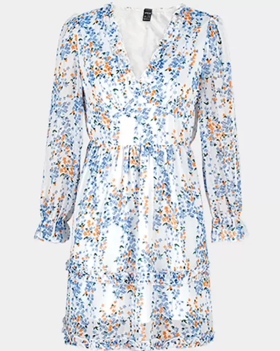 Bohemia A-Line Printing V-Neck Dress