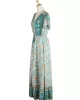 Bohemia A-Line Floral V-Neck Dress