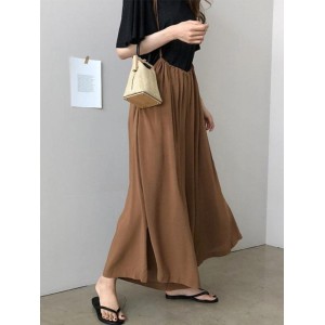 Loose Plus Size Chiffon Light Wide-leg Jumpsuits