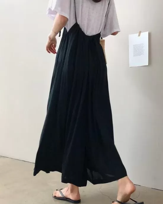 Loose Plus Size Chiffon Light Wide-leg Jumpsuits