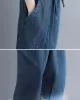 Comfortable V-neck Jeans Jumpsuit