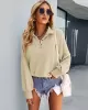 Vacation Loose Buttoned T-Shirts Tops