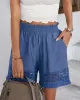 Casual Loose Solid Color  Shorts Bottom