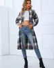 Casual Loose Plaited Lapel Collar Coat