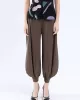 Simple Loose Solid Color Casual Harem Pants Bottoms