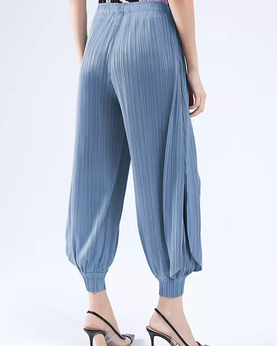 Simple Loose Solid Color Casual Harem Pants Bottoms