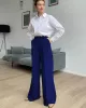 Casual Simple Solid Color Wide Legs Blazer Pants