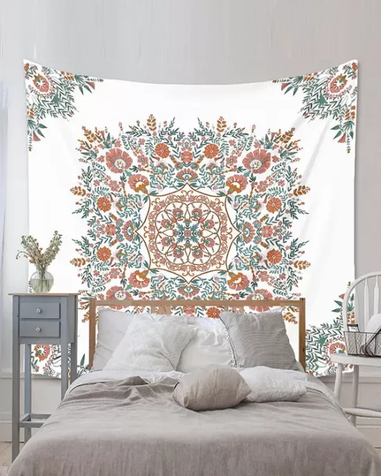 Home Decor Floral Mandala Tapestry