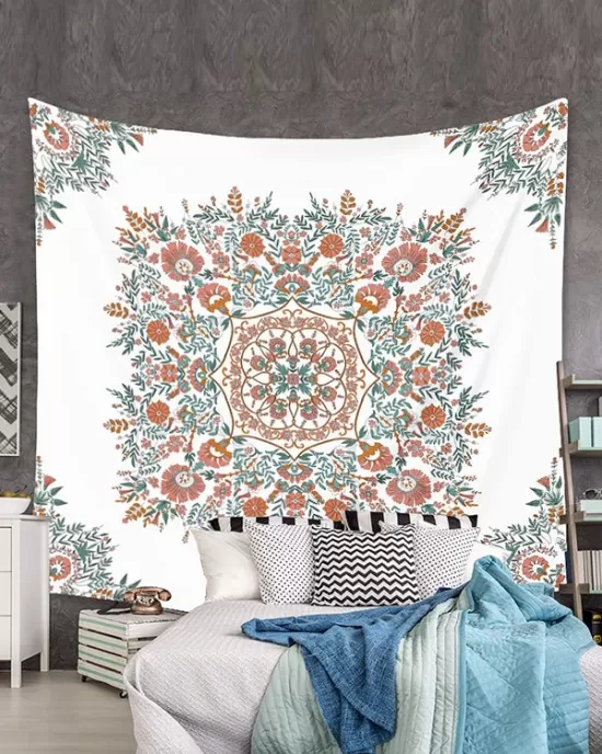 Home Decor Floral Mandala Tapestry