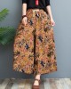 Original Creation Loose Wide Leg Printed Casual Pants Bottoms