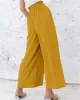 Simple Wide Leg Loose Elasticity Casual Pants Bottoms