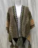 Casual Loose Patchwork Shawl&Cloak