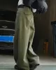 Simple Wide Leg Loose Solid Color Casual Pants Bottoms