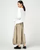 Vintage Ramie Cotton Wide Leg Pants