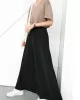 Original Solid Column Wide Leg Pants