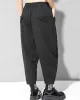 Stylish Black Asymmetric Elasticity Harem Pants