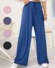 Solid Color Loose Modal Wide-Leg Casual Pants