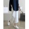 5 Colors Line Loose Casual Plus Size Wide-Leg Pants