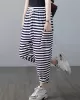 Loose Striped Drawstring Harem Sports Pants