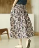 Original Floral Cotton-Blend A-Line Skirt