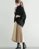 Graceful A-Line Pleated Skirt