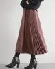 Graceful A-Line Pleated Skirt