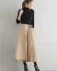 Graceful A-Line Pleated Skirt