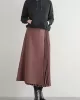 Graceful A-Line Pleated Skirt