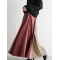 Elegant Split-Joint Color Skirt