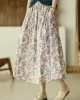 Original Floral Cotton-Blend A-Line Skirt