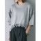 Beaded Ruffled Solid Color Half Sleeves Round-Neck T-Shirts Tops&Pants Two Pieces Set