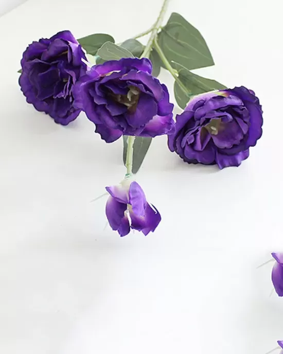 Lisianthus Flower Silk Flower Furnishings Wedding Bouquet Decoration