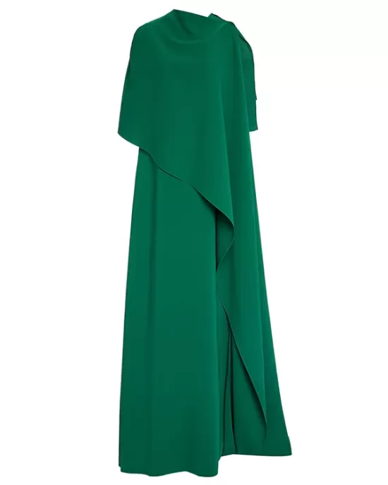 Loose Asymmetric Solid Color Maxi Dresses