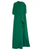 Loose Asymmetric Solid Color Maxi Dresses