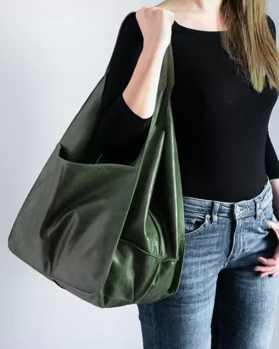 Split-Joint Tote Bags Handbags