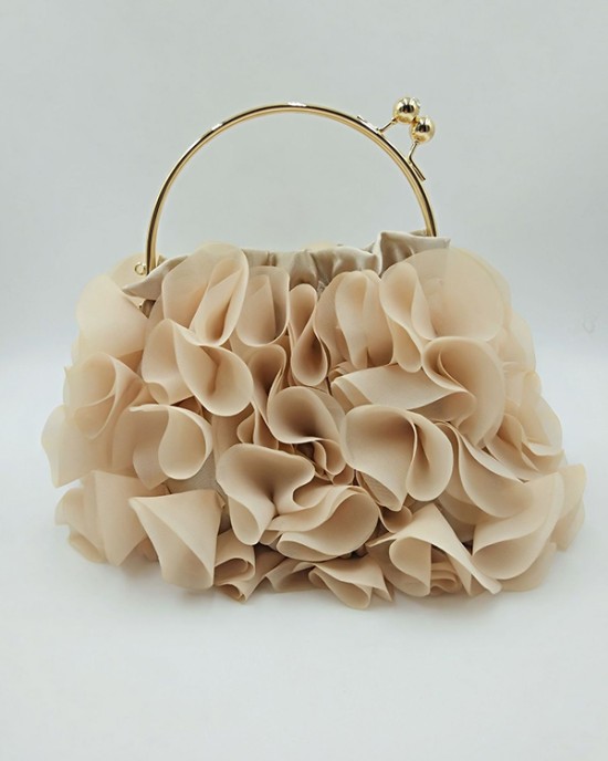 Three-Dimensional Flower Handbags