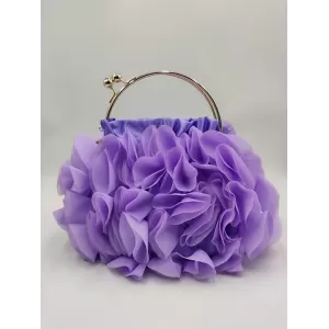 Three-Dimensional Flower Handbags