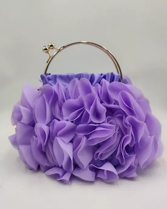 Three-Dimensional Flower Handbags