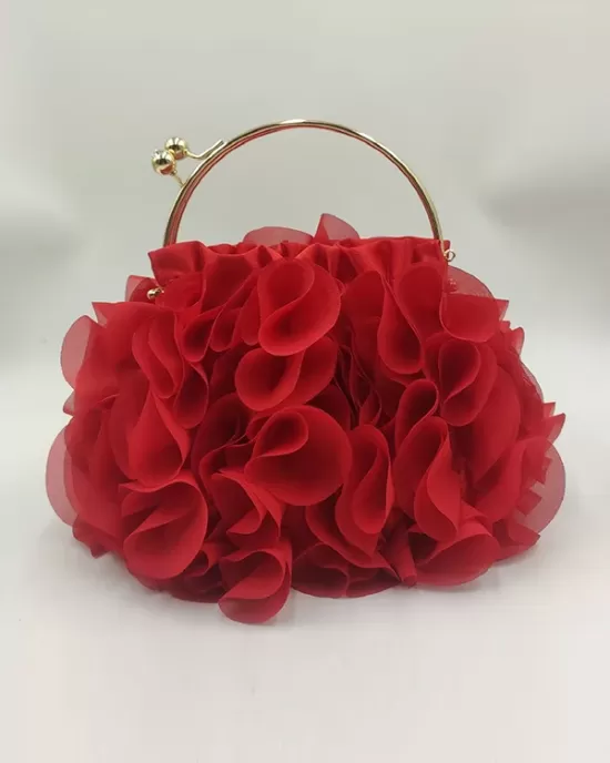 Three-Dimensional Flower Handbags