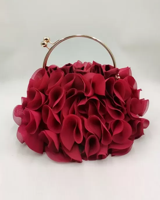 Three-Dimensional Flower Handbags