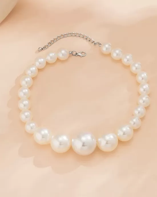 Beaded Pearls Necklaces Accessories