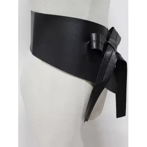 Imitation Leather Lace-up Belt Accessories