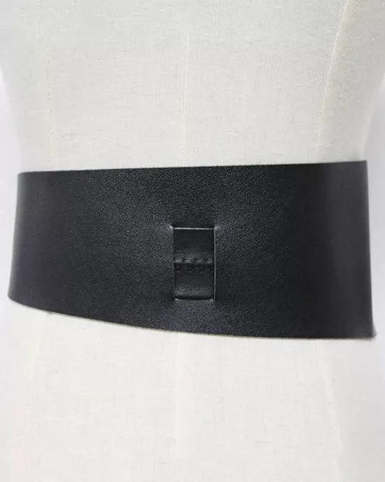 Imitation Leather Lace-up Belt Accessories