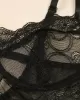 Sexy Lace Split-Joint Underwired Hollow Teddy Lingerie