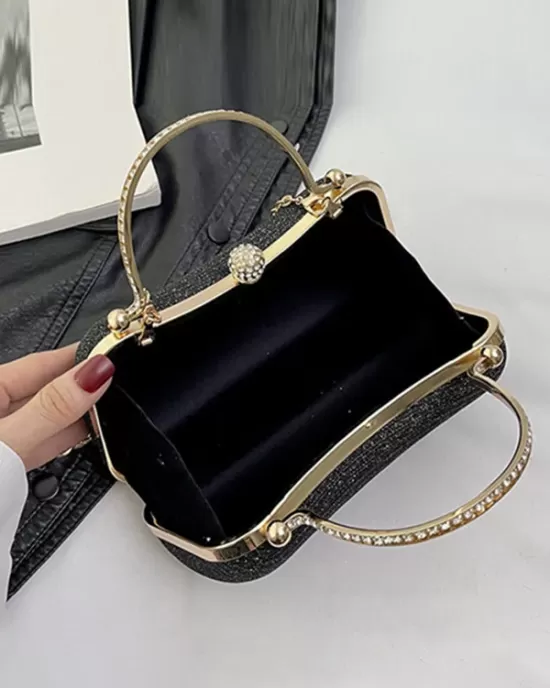 Chains Geometric Shiny Handbags Crossbody Bags Bags