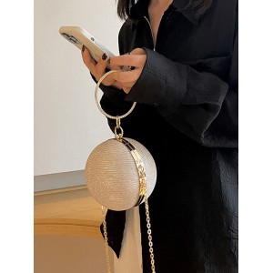 Chains Geometric Shiny Handbags Crossbody Bags Bags