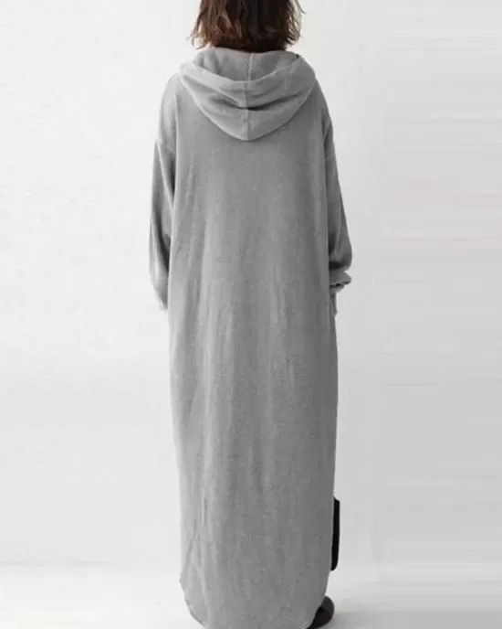 Simple Loose 2 Colors Long Dress