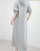 Simple Loose 2 Colors Long Dress