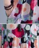 Original Floral Round-Neck Dresses