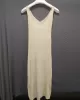 Vintage Simple Solid Color Knitting Sweater Dress